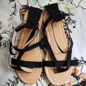 Black sandals